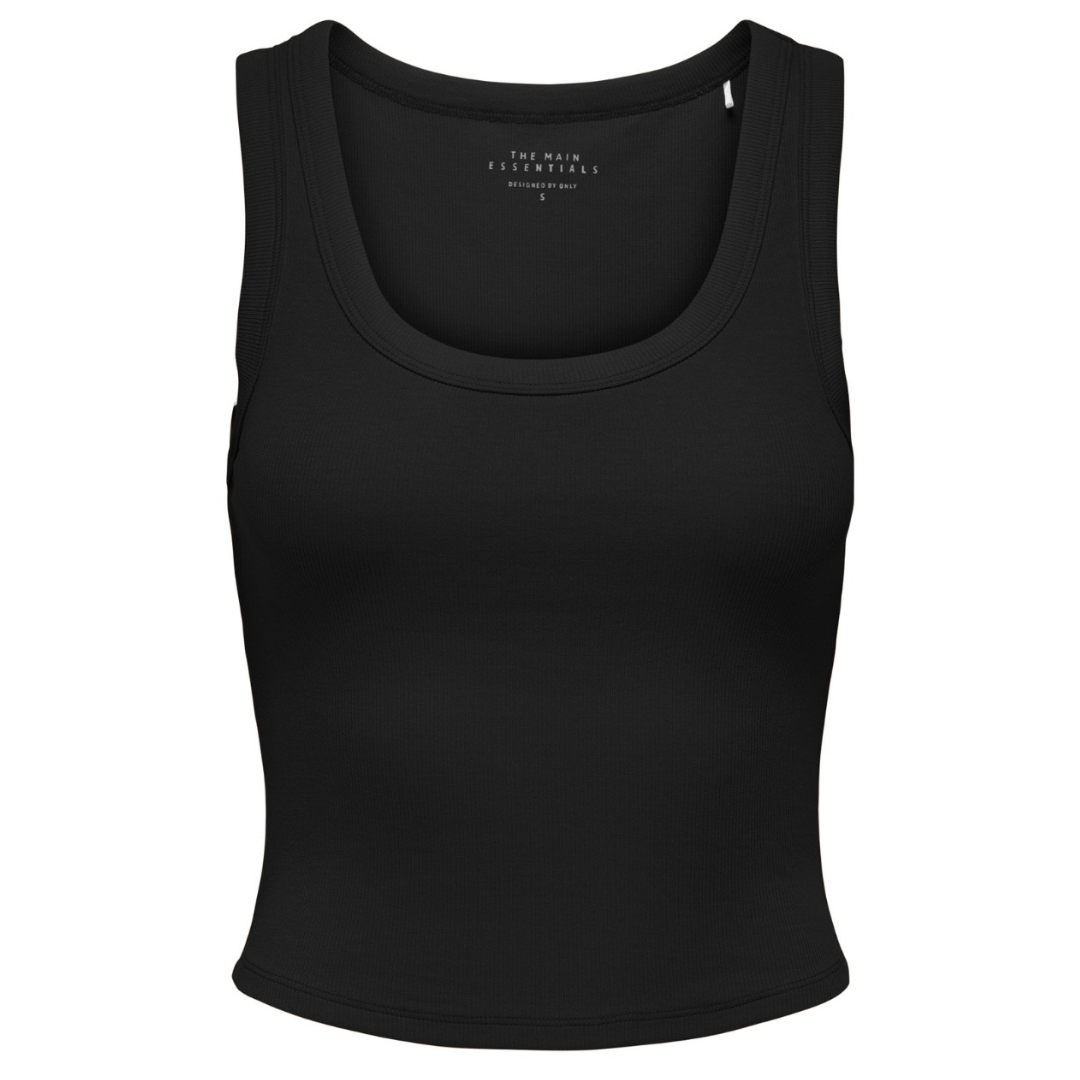 ONLY Crna Ženska Majica ONLEASY S/L TANK TOP CS JRS